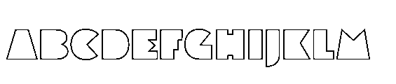 Renau Display Inline One FONT