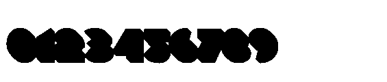 Renau Display Shadow Font OTHER CHARS