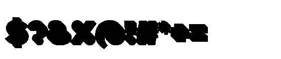 Renau Display Shadow Font OTHER CHARS