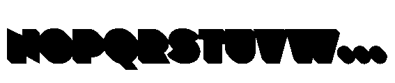Renau Display Shadow Font UPPERCASE