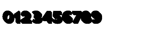 Renau Inline Shadow Font OTHER CHARS