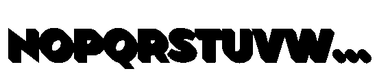 Renau Inline Shadow Font UPPERCASE