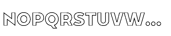 Renau Inline Two Font UPPERCASE