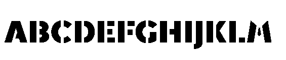 Renau Stencil Bold FONT