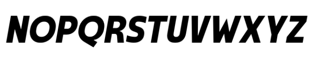Renco Bold Italic Font UPPERCASE