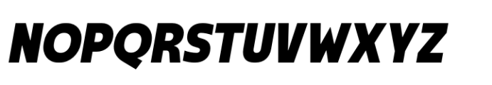 Renco Extra Bold Italic Font UPPERCASE