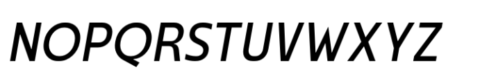 Renco Italic Font UPPERCASE