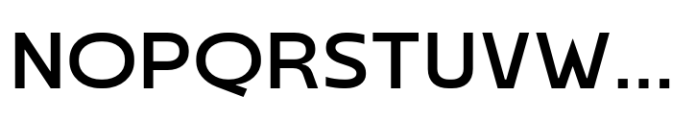 Renco Medium Expanded Font UPPERCASE