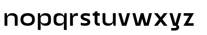 Renco Medium Expanded Font LOWERCASE