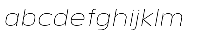 Renco Thin Expanded Italic FONT