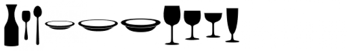 Rene Menue Symbols Font OTHER CHARS