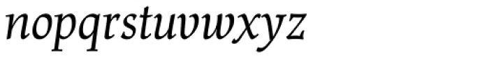 Renner Antiqua Pro Italic Font LOWERCASE