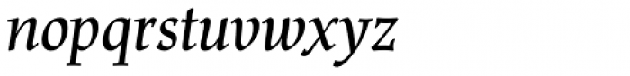 Renner Antiqua Pro Medium Italic Font LOWERCASE