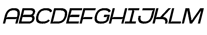 Renoire Italic Font UPPERCASE