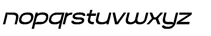 Renoire Italic Font LOWERCASE
