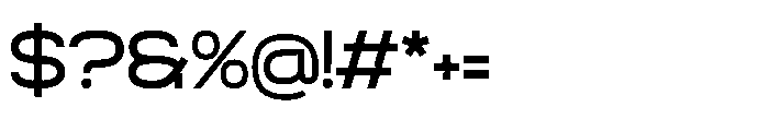 Renoire Regular Font OTHER CHARS
