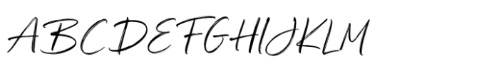 Renotis Brush Font UPPERCASE