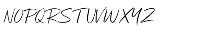 Renotis Brush Font UPPERCASE