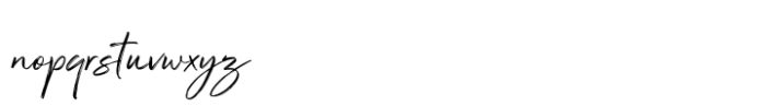 Renotis Brush Font LOWERCASE