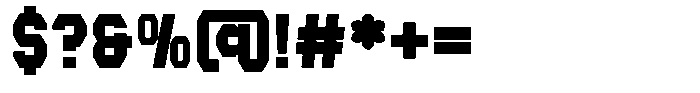 Renso Bold Font OTHER CHARS