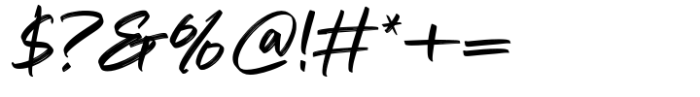 Renthiga Font OTHER CHARS