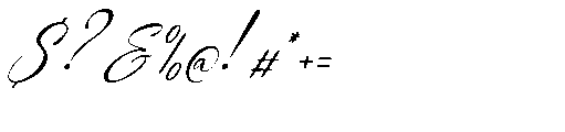 Rentosah Italic Font OTHER CHARS