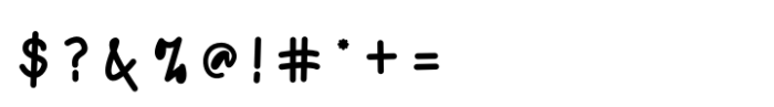 Renubela Signature Font OTHER CHARS