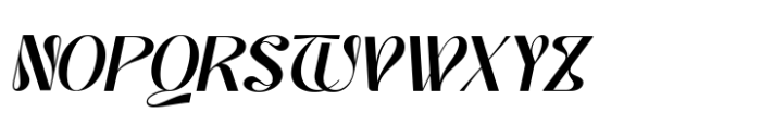 Reoctav Italic Font UPPERCASE