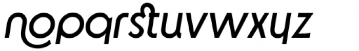 Reost Medium Italic Font LOWERCASE