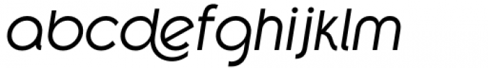 Reost Regular Italic Font LOWERCASE