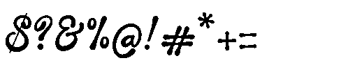 Replica Village Regular Font OTHER CHARS