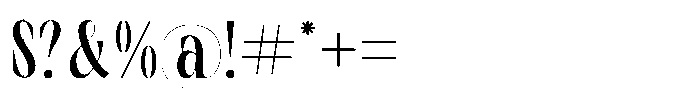 Repslag Brocker Regular Font OTHER CHARS