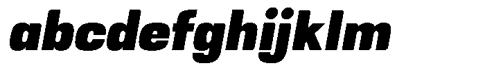 Republicana Black Oblique FONT