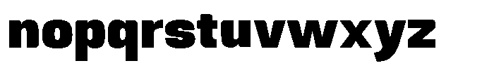 Republicana Black Font LOWERCASE