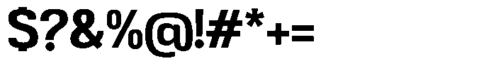 Republicana Bold Font OTHER CHARS
