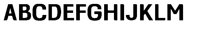 Republicana Bold Font UPPERCASE