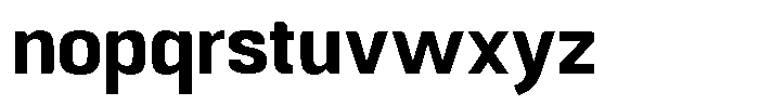 Republicana Bold Font LOWERCASE