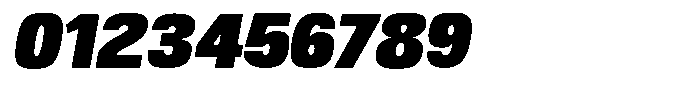 Republicana Extra Black Oblique Font OTHER CHARS