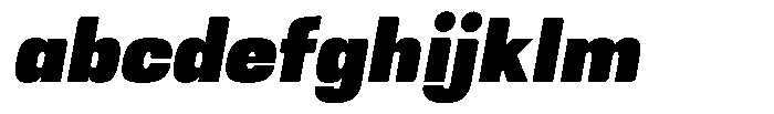 Republicana Extra Black Oblique FONT