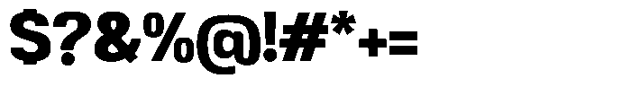 Republicana Extra Bold Font OTHER CHARS