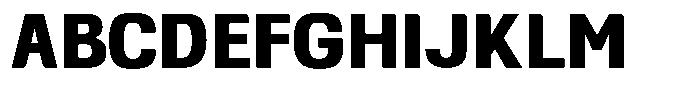 Republicana Extra Bold Font UPPERCASE
