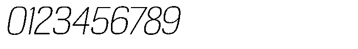 Republicana Extra Light Oblique Font OTHER CHARS