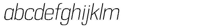 Republicana Extra Light Oblique FONT