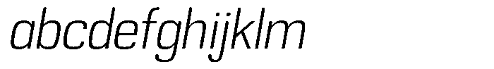 Republicana Light Oblique FONT