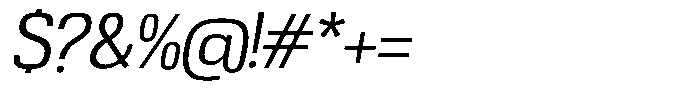 Republicana Oblique Font OTHER CHARS