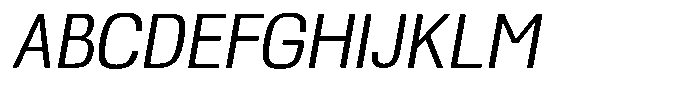 Republicana Oblique Font UPPERCASE