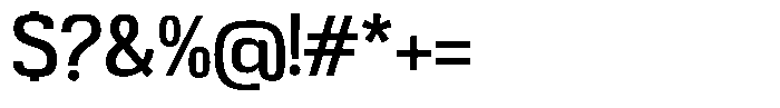 Republicana Semi Bold Font OTHER CHARS