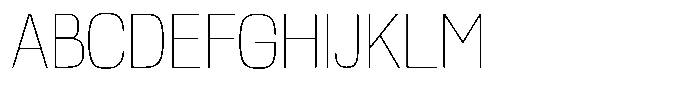 Republicana Thin Font UPPERCASE