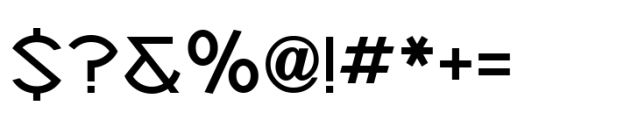 Republik Sans One Font OTHER CHARS