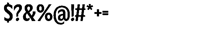 Republish Bold Font OTHER CHARS